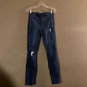 Abercrombie & Fitch blue jeggings